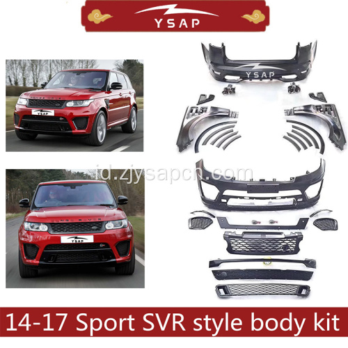2014-2017 SVR Style Bodykit untuk Range Rover Sport